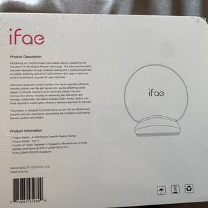 iFae 3 in 1 Microcurrent Light Therapy Facial Skin Rejuvenation Handheld NEW